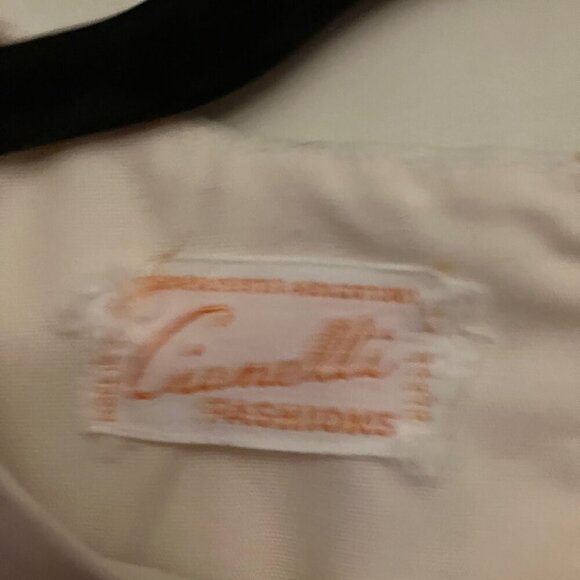 Vintage Ecru Embroidered Sheath Dress - Picture 6 of 6